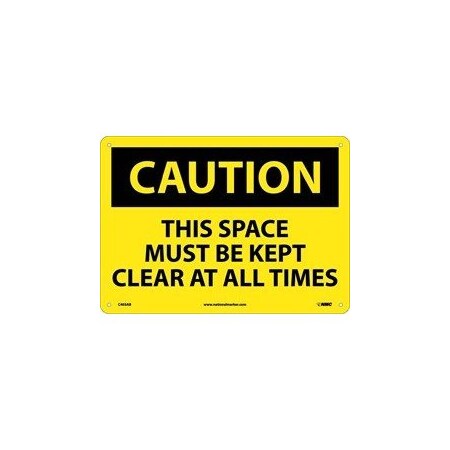 CAUTION, THIS SPACE MUST BE KEPT, C403P